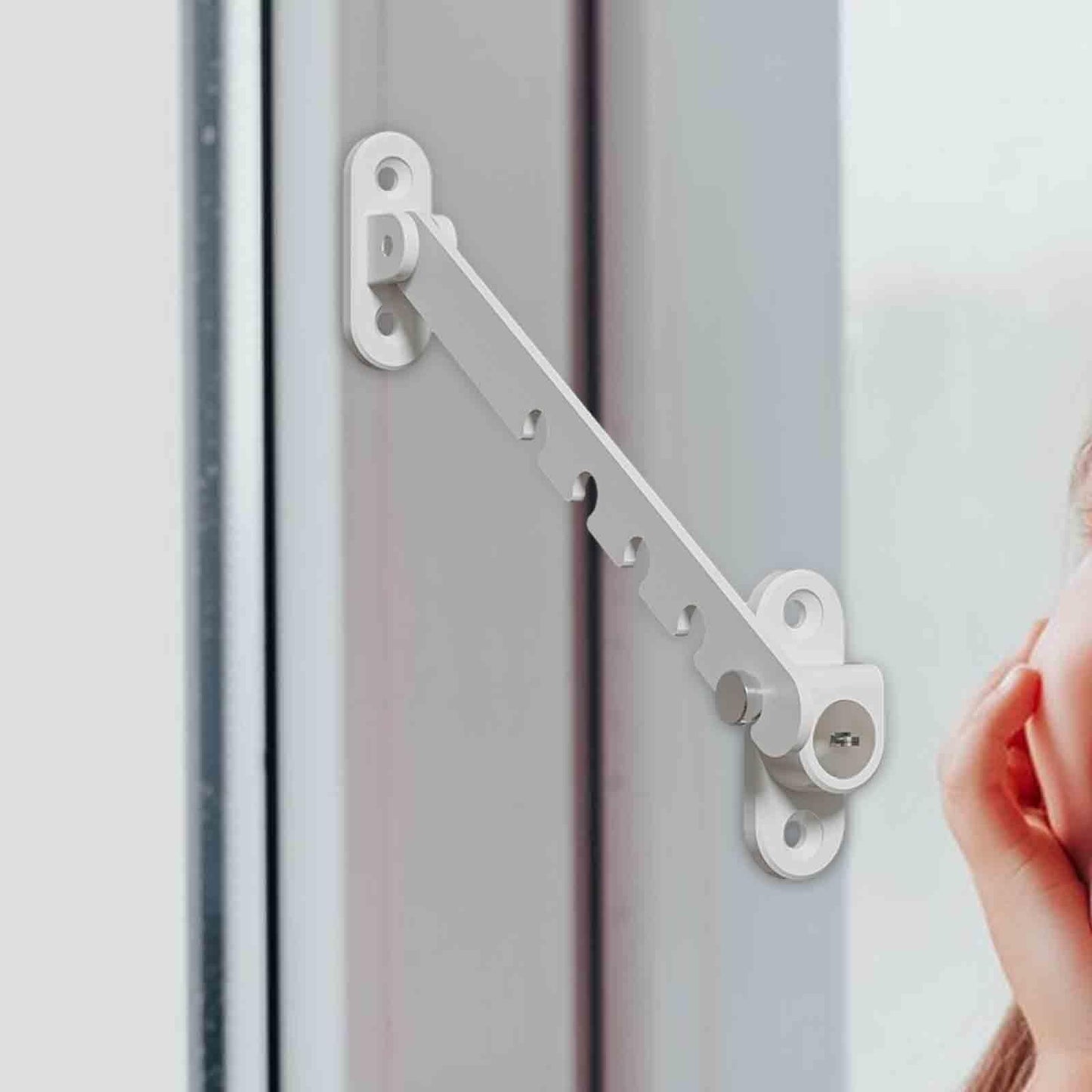 Bloque Porte - ChildSafetyLockStopper™ - Blanc - Bebe sirich